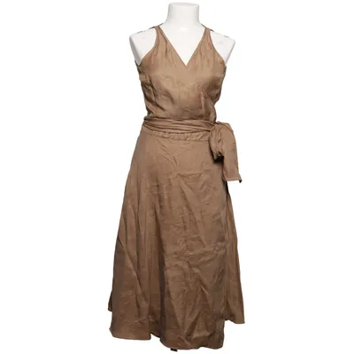 Omlottklänning (Brun) från Massimo Dutti Woman Kupro, Linne