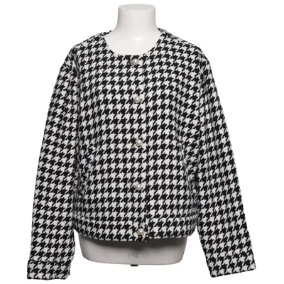 Jakke (Sort, Hvid) fra Holly & Whyte by Lindex Akryl, Polyamid, Polyester, Viscose, Uld