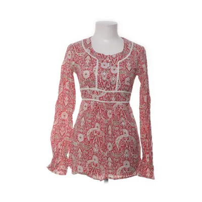 Blus (Röd, Beige) från Tita Bomull