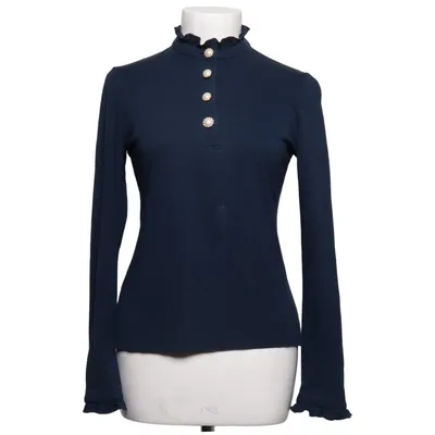Top (Blue) from Veronica Virta Elastane, Polyester, Viscose