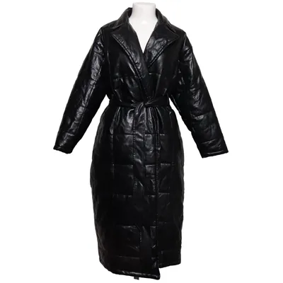 Vinterkappa (Svart) från PrettyLittleThing Polyester, Polyuretan