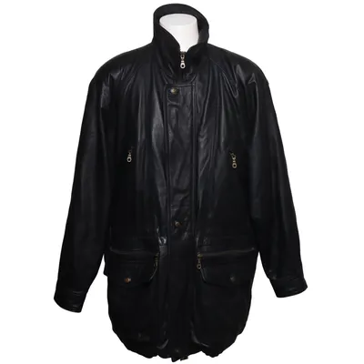 Veste en cuir (Noir) de Rover & Lakes Acétate, Cuir, Polyamide