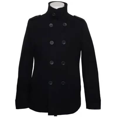 Pea coat (Blue) from Herno Polyamide, Wool