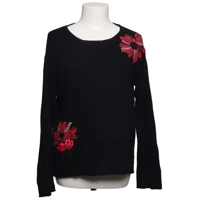 Sweater (Black, Red) from Le Comte Cashmere, Polyamide, Viscose, Wool
