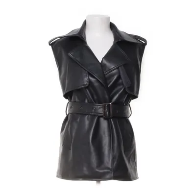 Biker gilet (Zwart) van NA-KD Polyurethaan