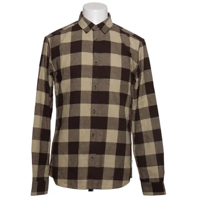 Flannel skjorte (Brun, Beige) fra Only & Sons