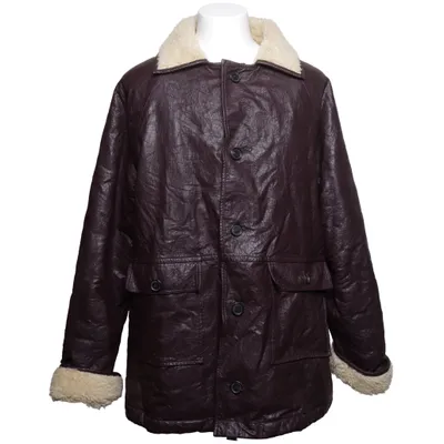 Shearling jacket (Brown) from Gosha Rubchinskiy Cotton, Polyester, Polyurethane, Viscose