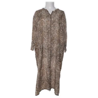 Jurk (Bruin, Wit) van Masai Viscose