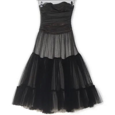 Evening gown (Black, Beige) from Jenny Packham Silk, Polyester