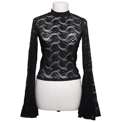 Topp (Bell Sleeve Lace Top) från NA-KD Elastan, Polyamid