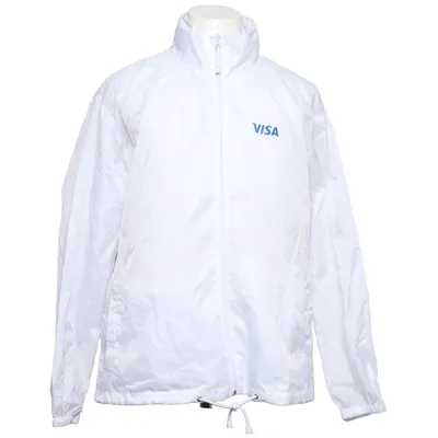 Regnjakke (Hvid) fra James & Nicholson Polyester