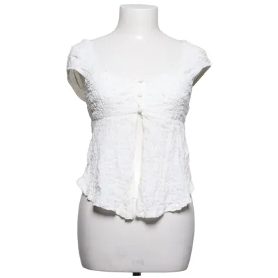 Crop top (Hvid) fra Gina Tricot Bomuld, Elastan, Polyamid