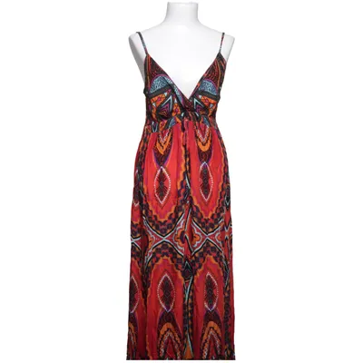 Maxi dress (Red, Multicolored) from Beldadd Viscose