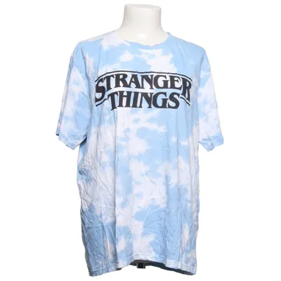 T-shirt (Blå, Hvid) fra Netflix: Stranger Things Bomuld
