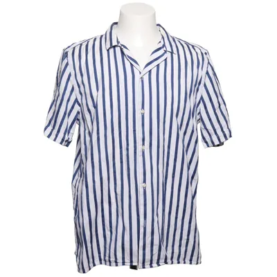 Chemise à manches courtes (Bleu, Blanc) de Won Hundred Coton