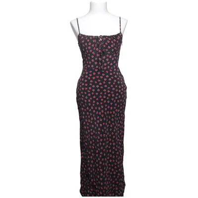 Maxikleid (Schwarz, Rot, Grün) von Réalisation Seide