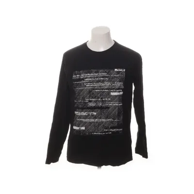 Long sleeve T-shirt (Black, White) from Seppala Men Organic cotton