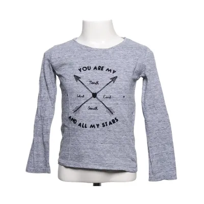 T-shirt à manches longues (Gris) de Émile et Ida Coton, Polyester, Viscose