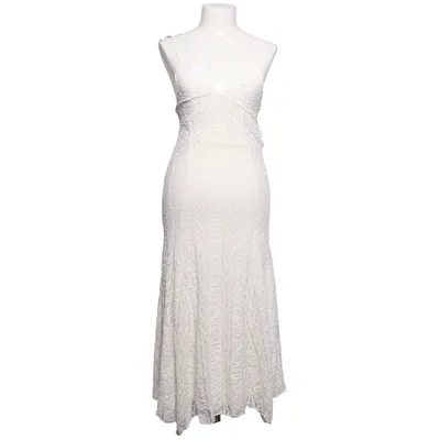 Maxi dress (White) from Pull & Bear Polyester