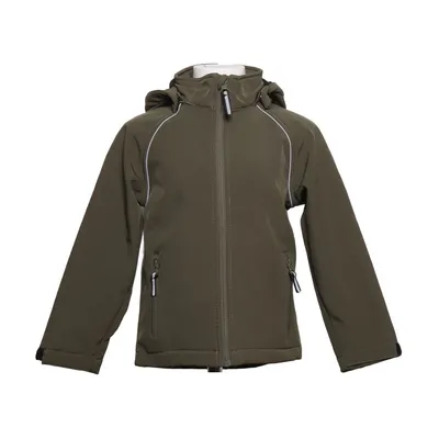 Softshell jacket (Green) from On the Peak Elastane, Polyester