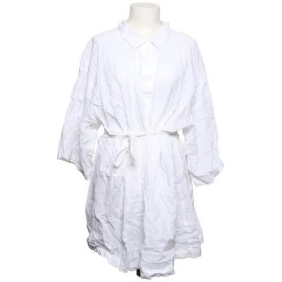 Skjortklänning (Vit) från H&M Premium Quality Linne, Viskos