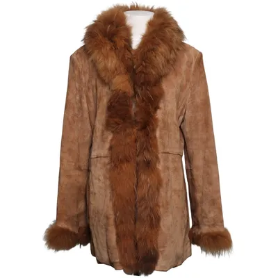 Veste en peau de mouton retournée (Damoclesbis) de Derhy Cuir, Polyester