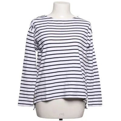 Langærmet t-shirt (Hvid, Blå) fra L.O.G.G by H&M Bomuld
