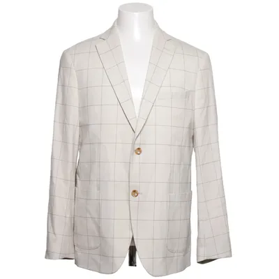 Blazer (Beige) fra John Henric Kashmir, Elastan, Viscose, Uld