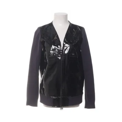 Jacket (Black, Blue) from Marni at H&M Cotton, Leather, Viscose