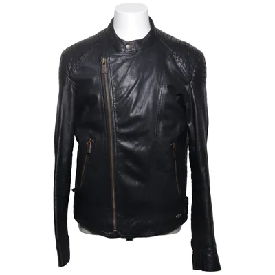 Bikerjacke (Schwarz) von Scotch & Soda Leder, Polyester