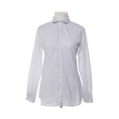 Shirt (White, Blue) from Uli Knecht Cotton