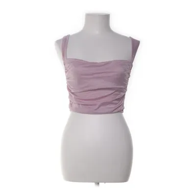 Crop top (Purple) from Out from Under Elastane, Nylon, Viscose