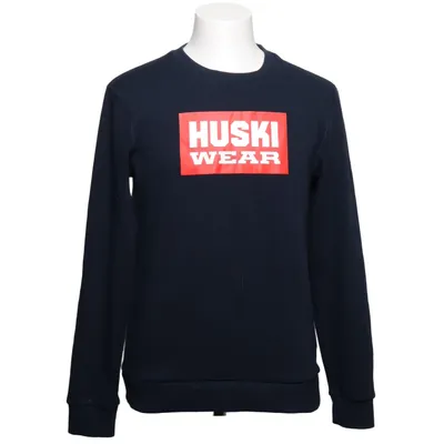 Collegetröja (Blå) från Huski Wear Bomull, Elastan, Polyester