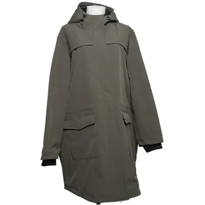 Parka (Beige) from Zizzi Elastane, Polyester