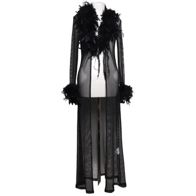 Robe de chambre (Noir) de Cottelli Collection Polyester