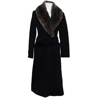 Manteau (Noir) de Zara Woman Polyamide, Polyester, Viscose, Laine