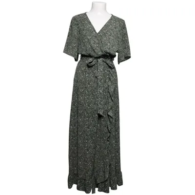 Wikkeljurk (Groen, Zwart, Wit) van Liz Devy Elastaan, Polyester