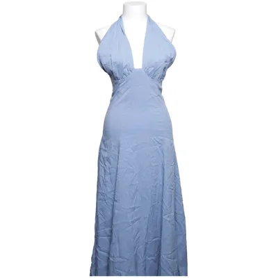 Halterneck dress (Blue) from Sabo Elastane, Polyester, Viscose