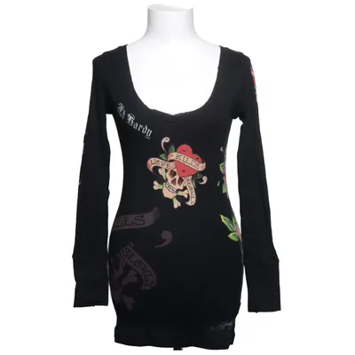T-shirt à manches longues (Noir, Multicolore) de Ed Hardy Coton
