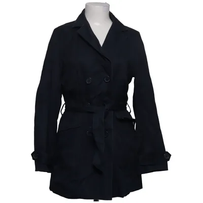 Trenchcoat (Zwart) van Austin Reed Katoen, Polyester