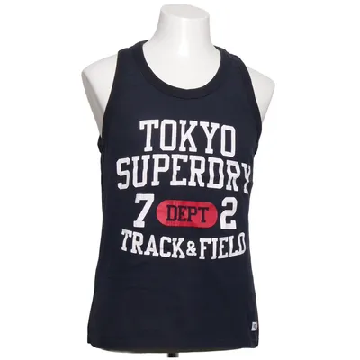 Basketbalshirt (Blauw) van Superdry Track & Field Katoen