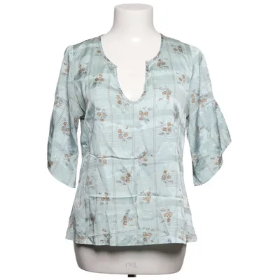 Blouse (Blauw, Meerkleurig) van Rützou Katoen, Zijde