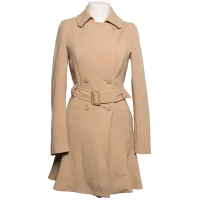 Frakke (Beige) fra Miss Selfridge Elastan, Polyester, Viscose