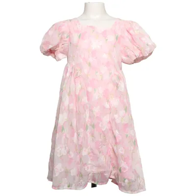 Dress (Pink, White, Green) from Ask Cotton, Polyester