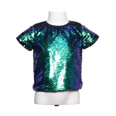 Haut (Bleu, Vert) de Lebig Coton, Polyester