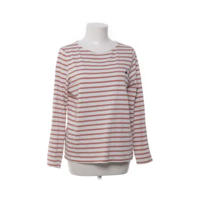 Långärmad t-shirt (Vit, Brun) från TwoThirds Ekologisk bomull