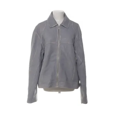 Leren jack (Grijs, Blauw) van Zara Leer
