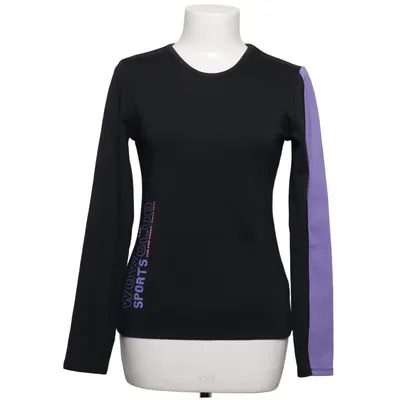 Långärmad t-shirt (Svart, Lila) från Wow Elastan, Återvunnen polyester