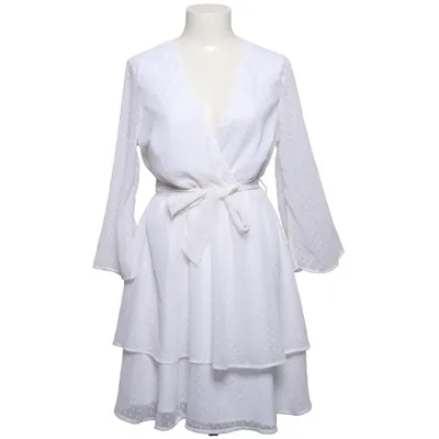 Jurk (Wit) van Céline & Talisa x NA-KD Polyester