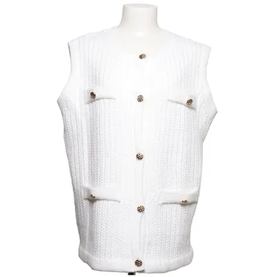 Gilet (Wit) van Voyelles Polyester